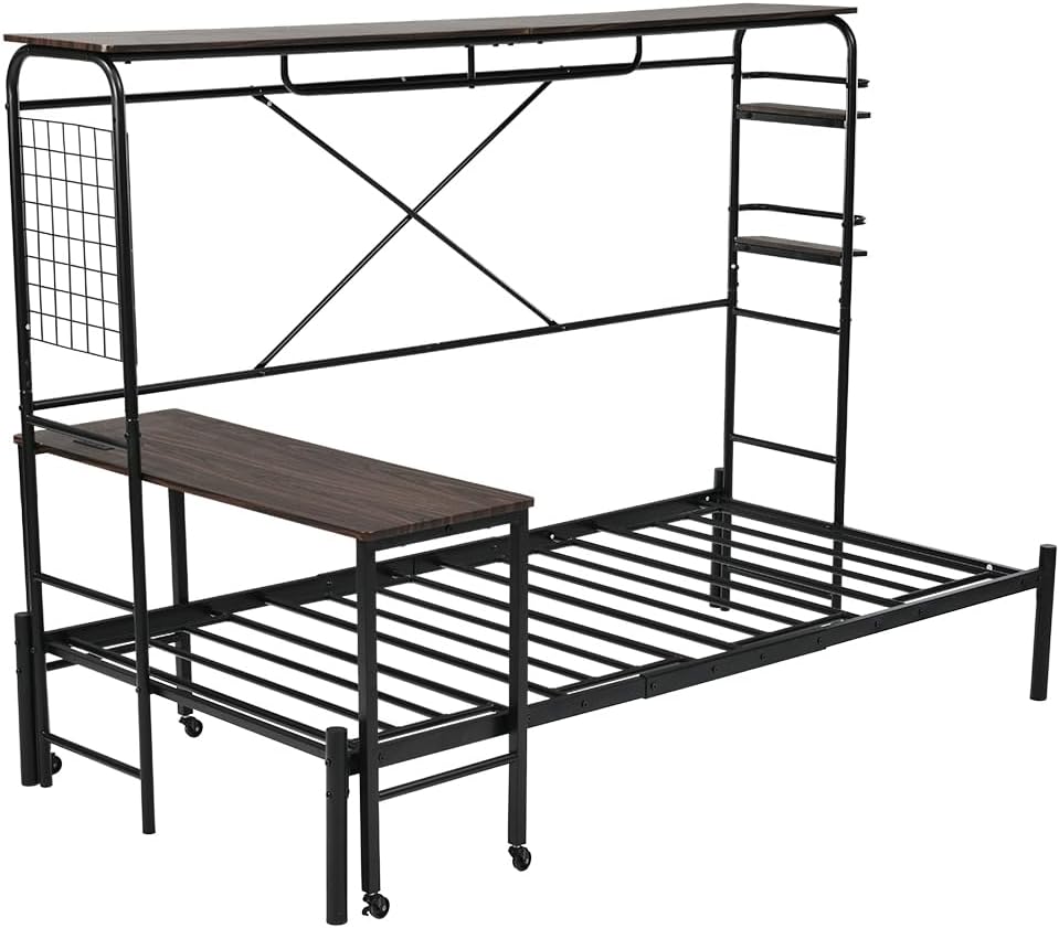 シングルベッド パイプベッド ベッドフレーム 一人暮らし 収納 1